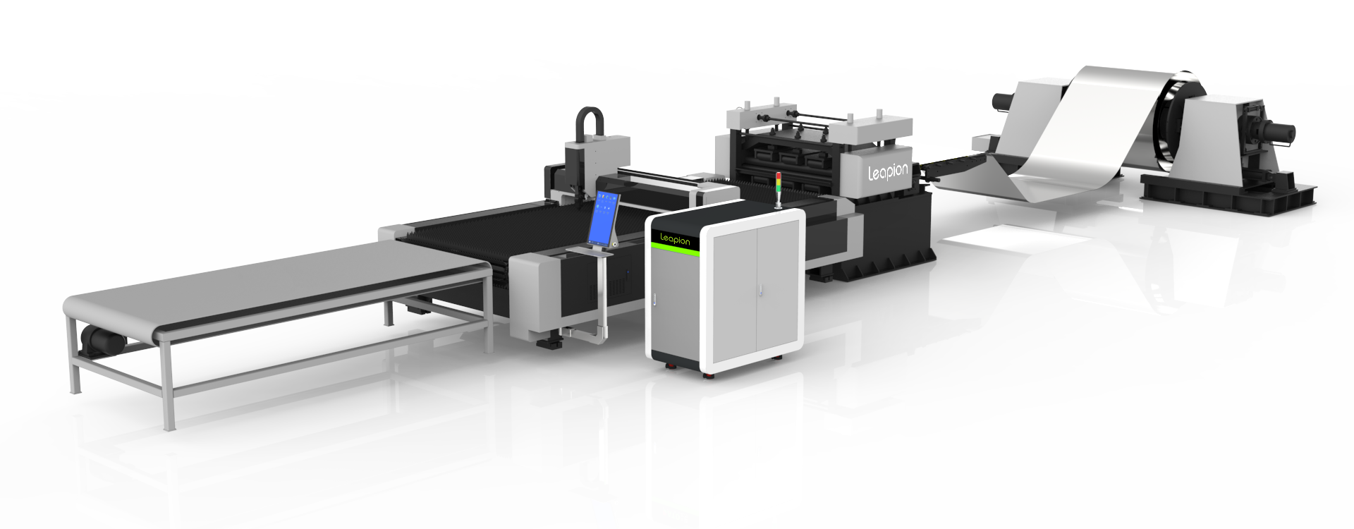 Những lợi thế ứng dụng của máy cắt laser san lấp mặt bằng và tháo cuộn thông minh là gì?