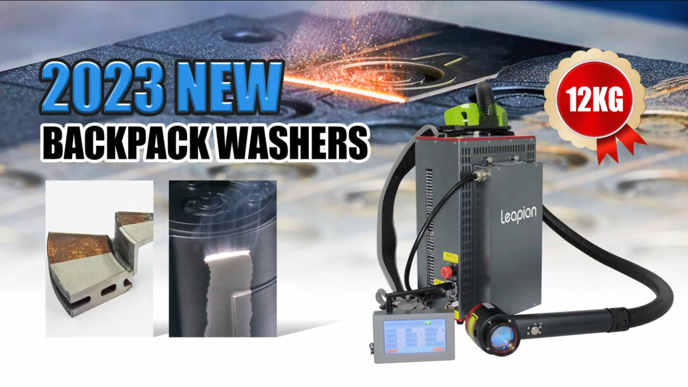 Battery Backpack laser cleaner video