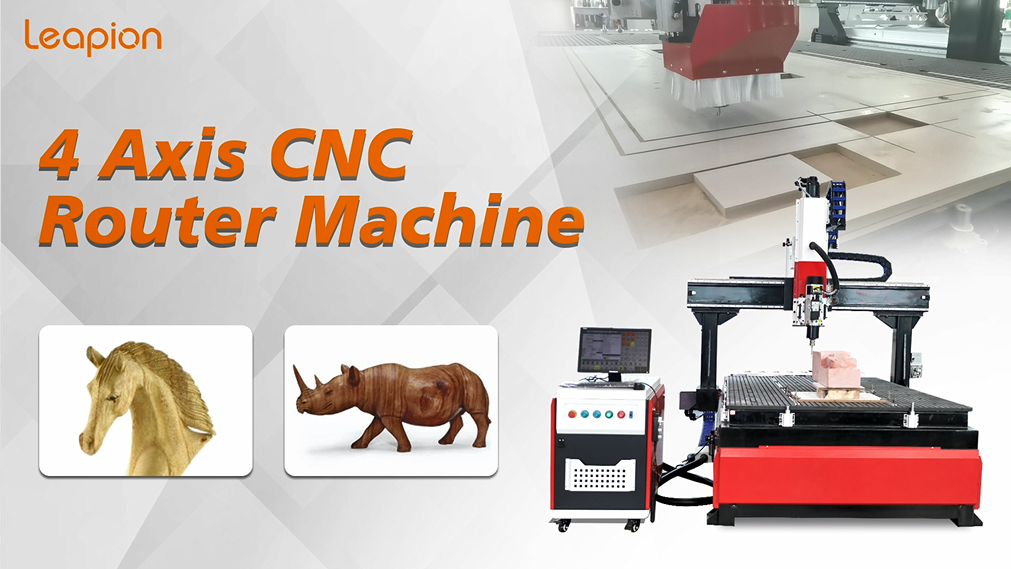 Máy định tuyến cnc 4 trục Leapion 2040