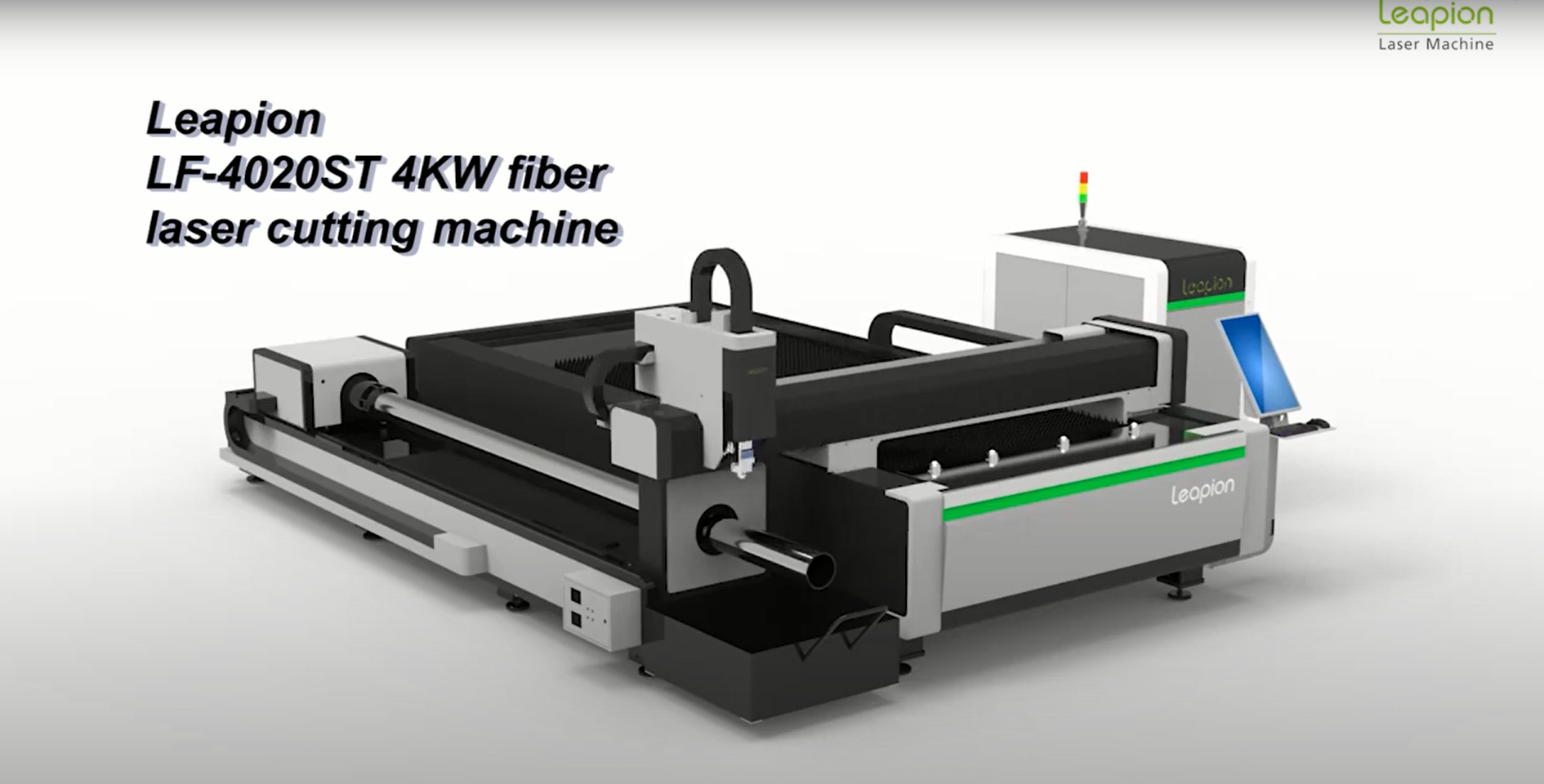 Video hoạt động của máy cắt laser sợi Leapion 4020